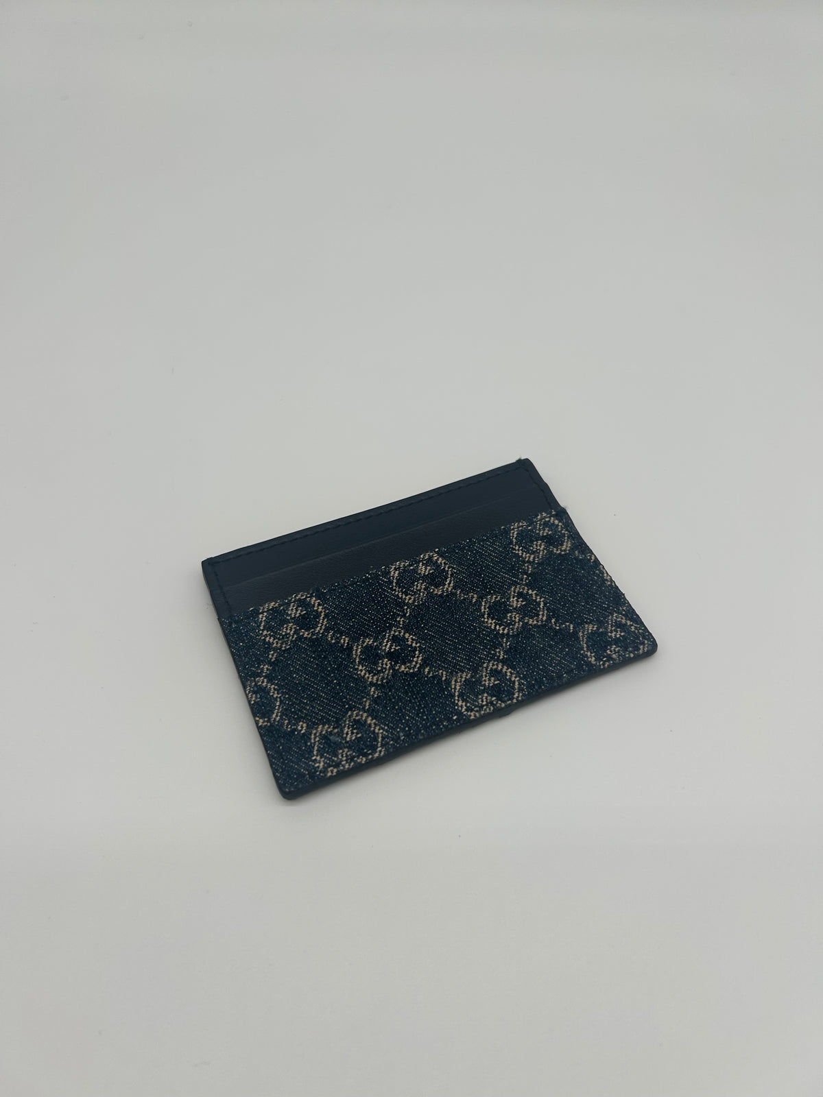 Gucci cardholder denim