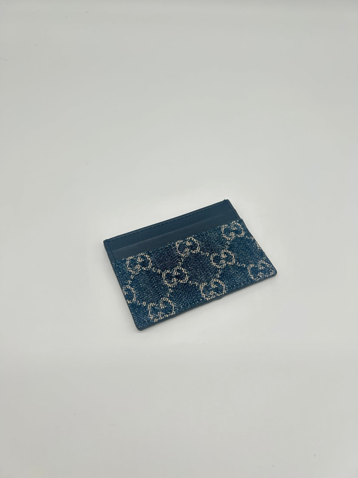 Gucci cardholder denim