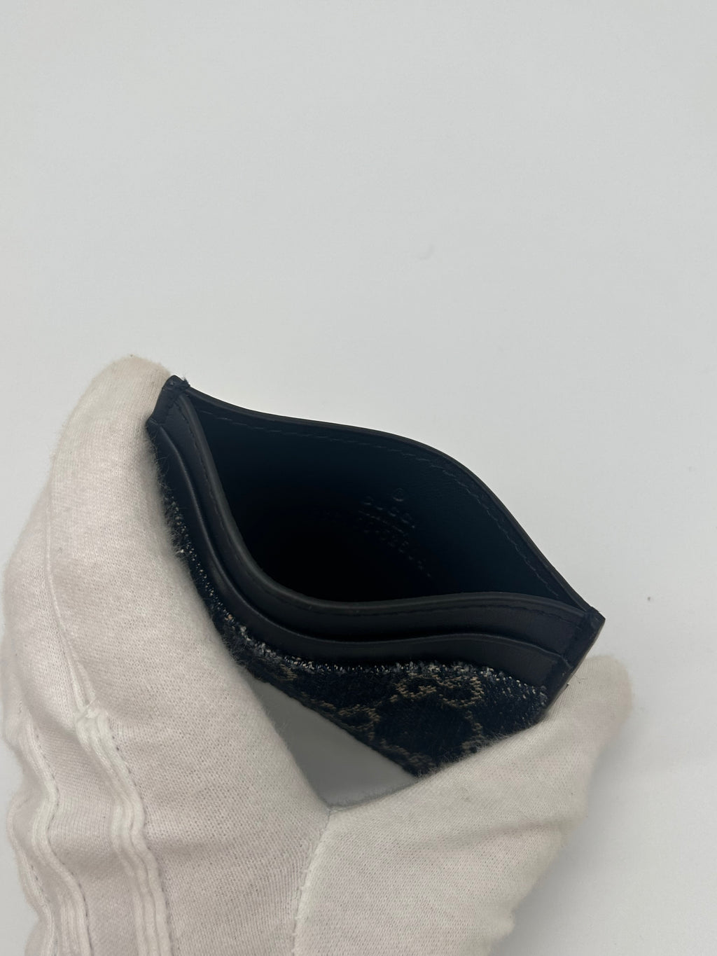 Gucci cardholder denim