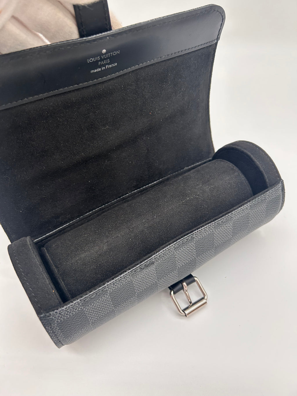 Louis Vuitton Watch case damier graphite