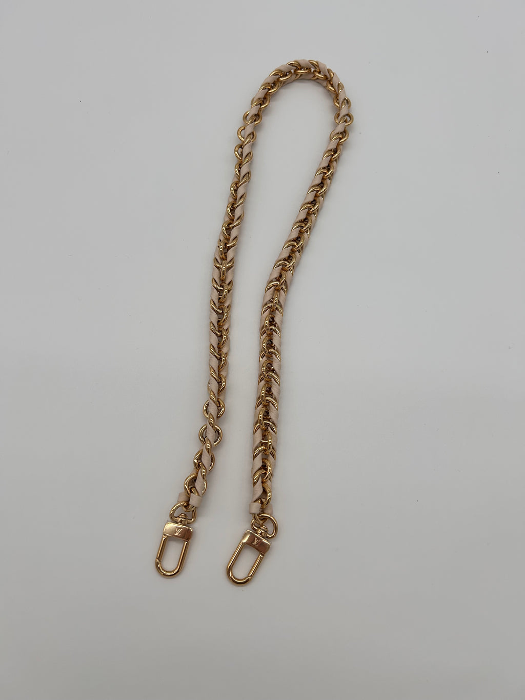 Louis Vuitton chain crème/goud