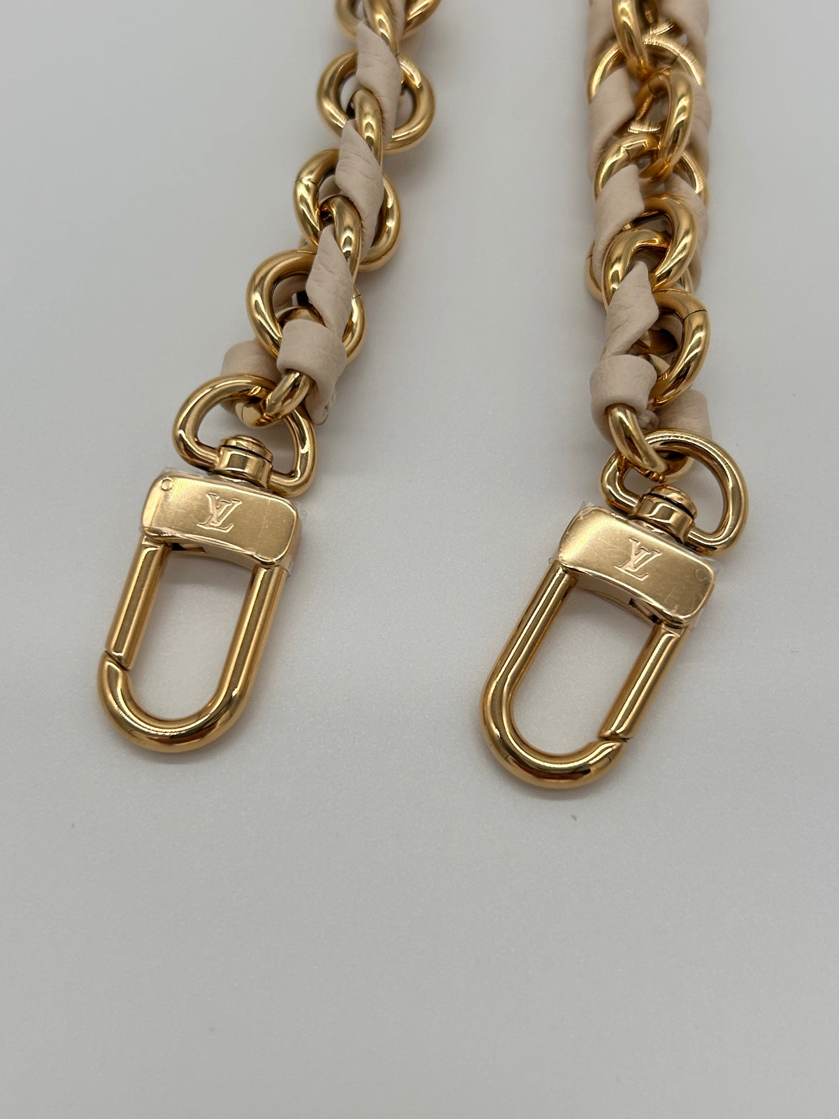 Louis Vuitton chain crème/goud