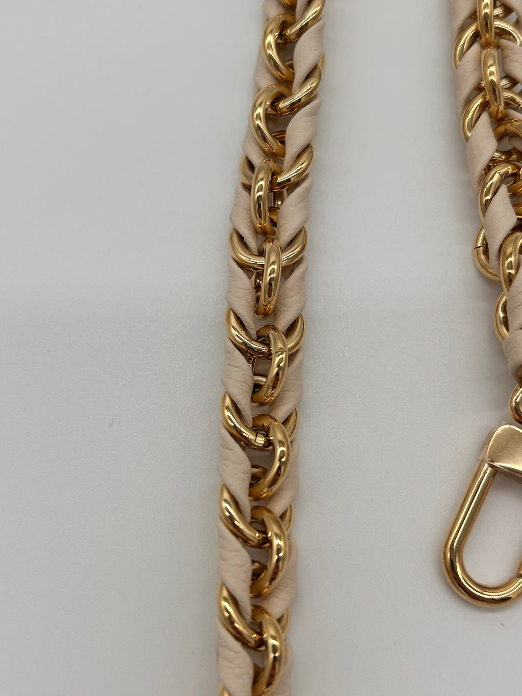 Louis Vuitton chain crème/goud