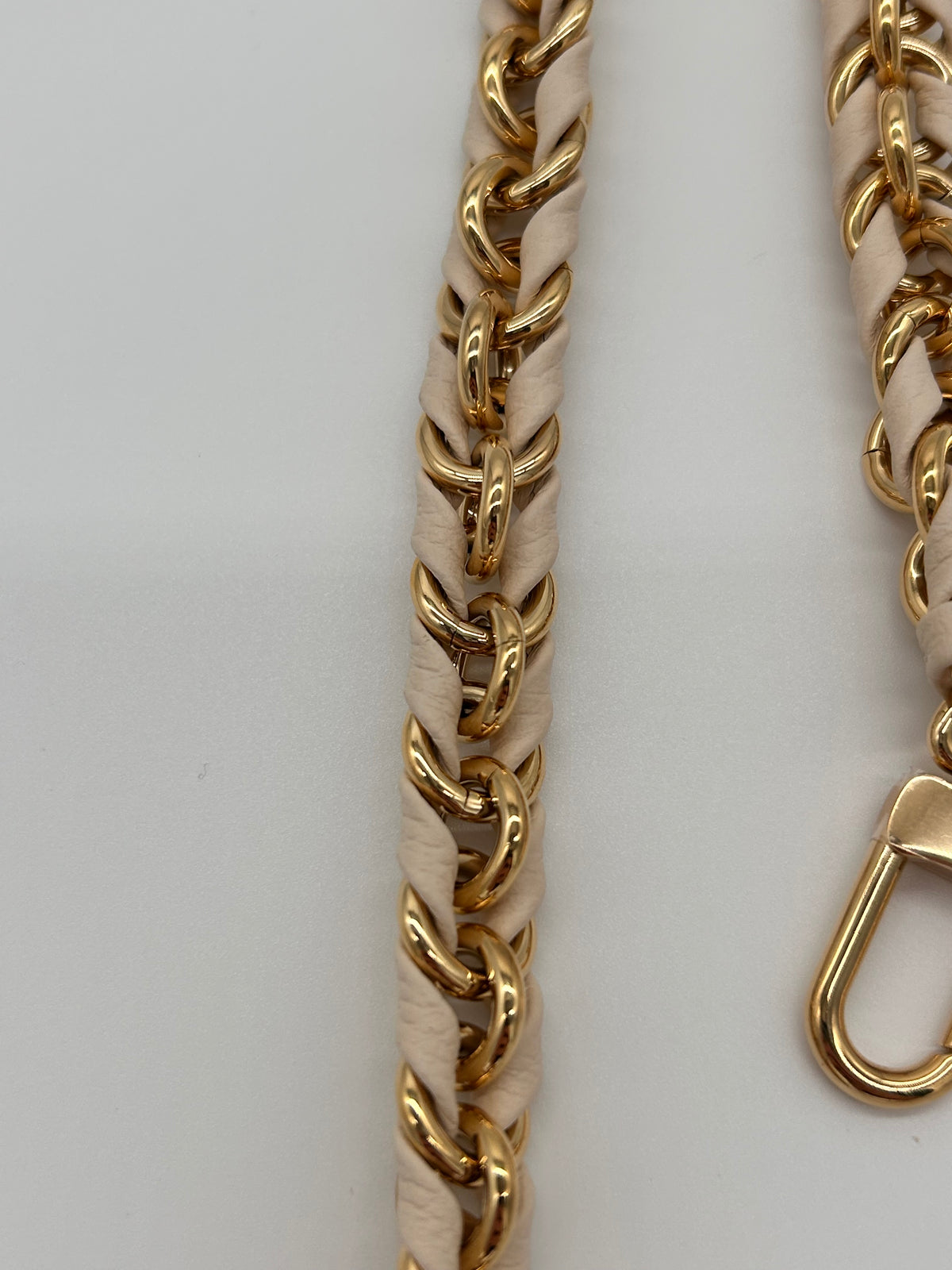 Louis Vuitton chain crème/goud