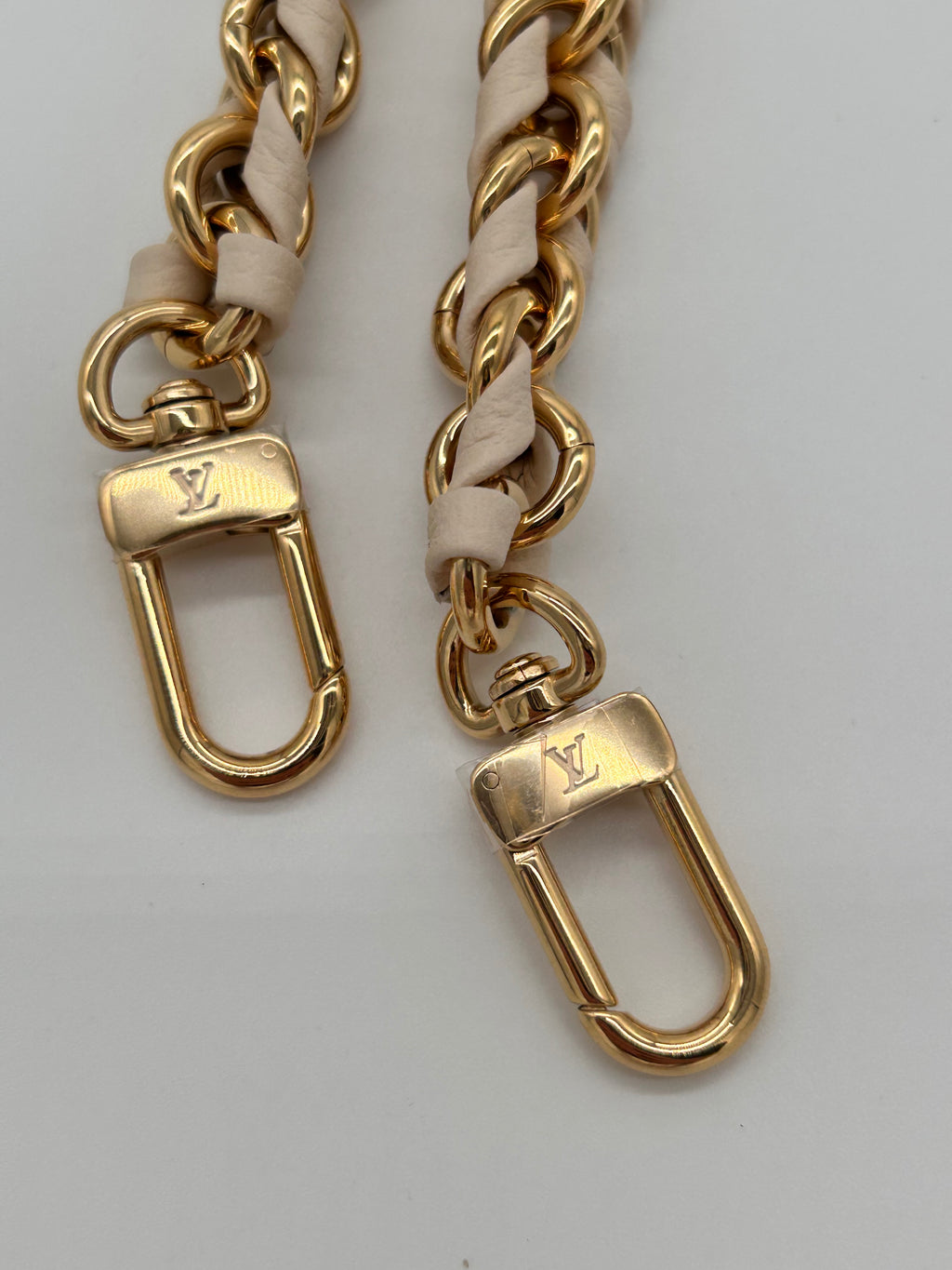 Louis Vuitton chain crème/goud