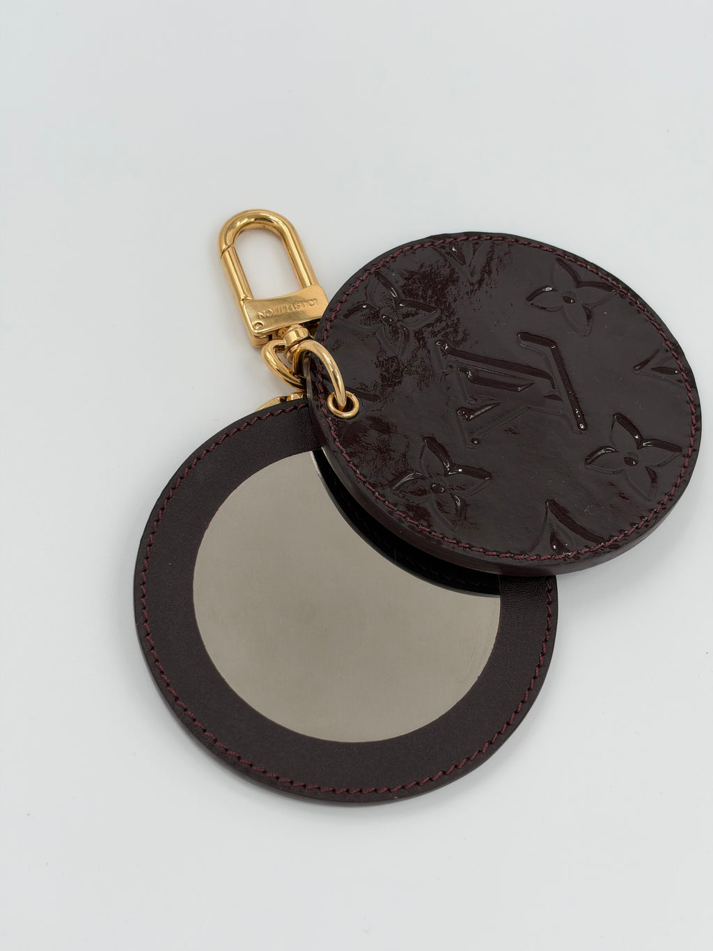 Amarante vernis bag charm spiegel