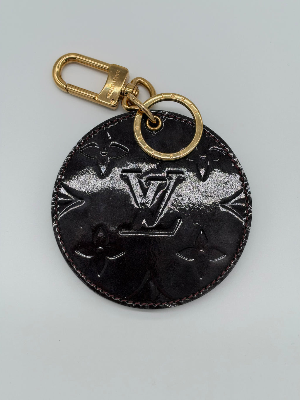 Amarante vernis bag charm spiegel
