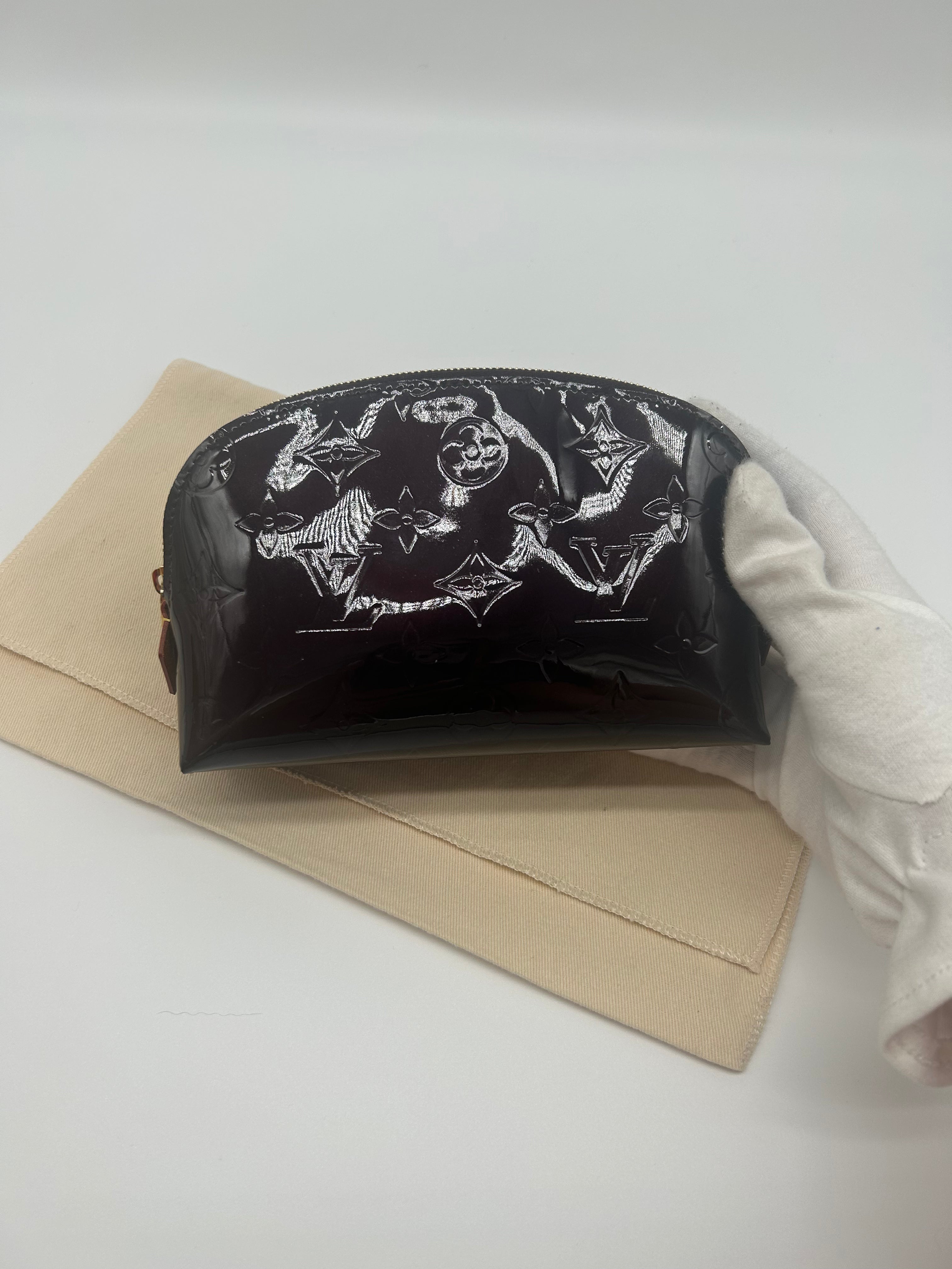 cosmetic pouch PM amarante vernis