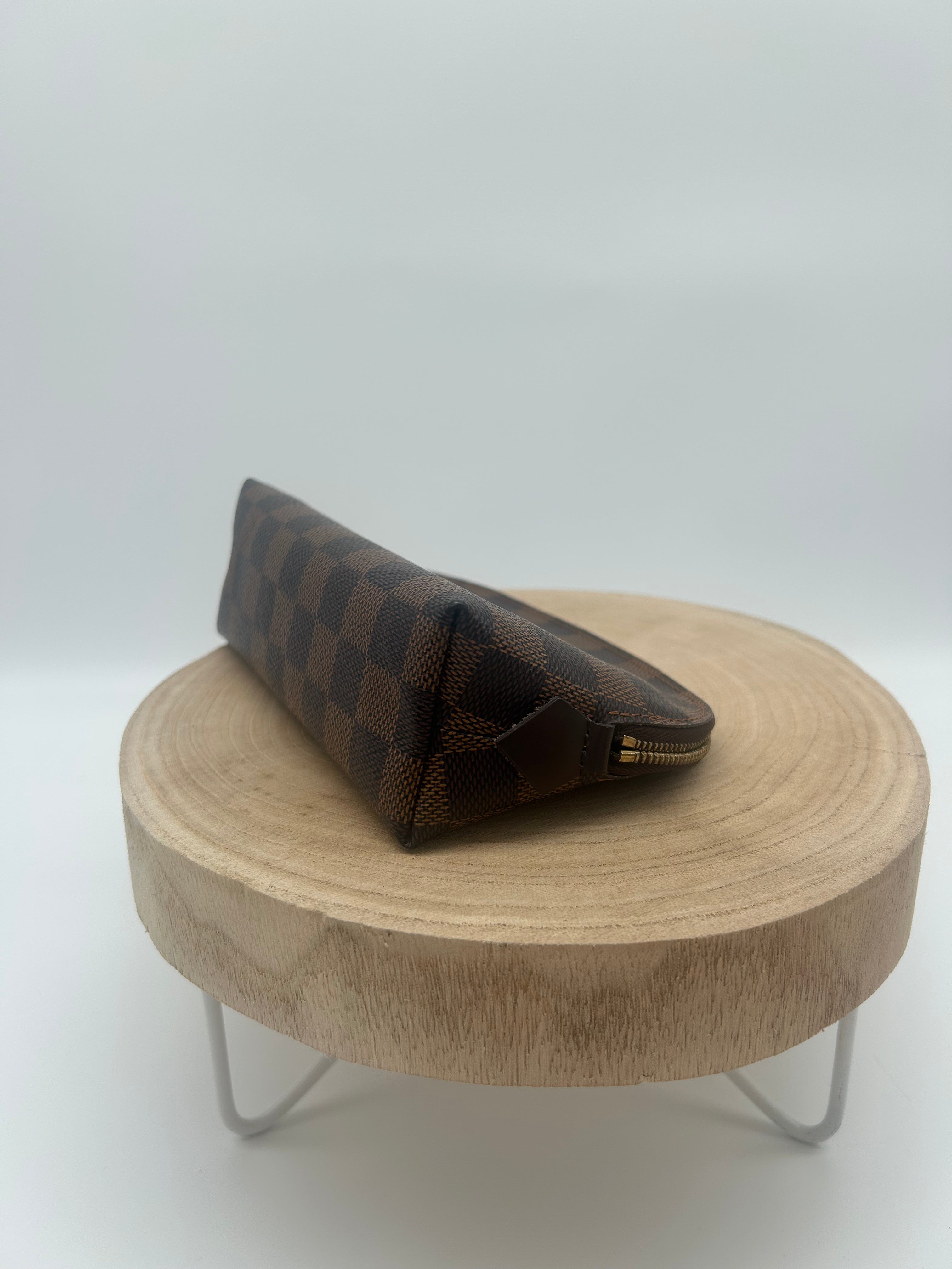 cosmetic pouch PM damier ebene