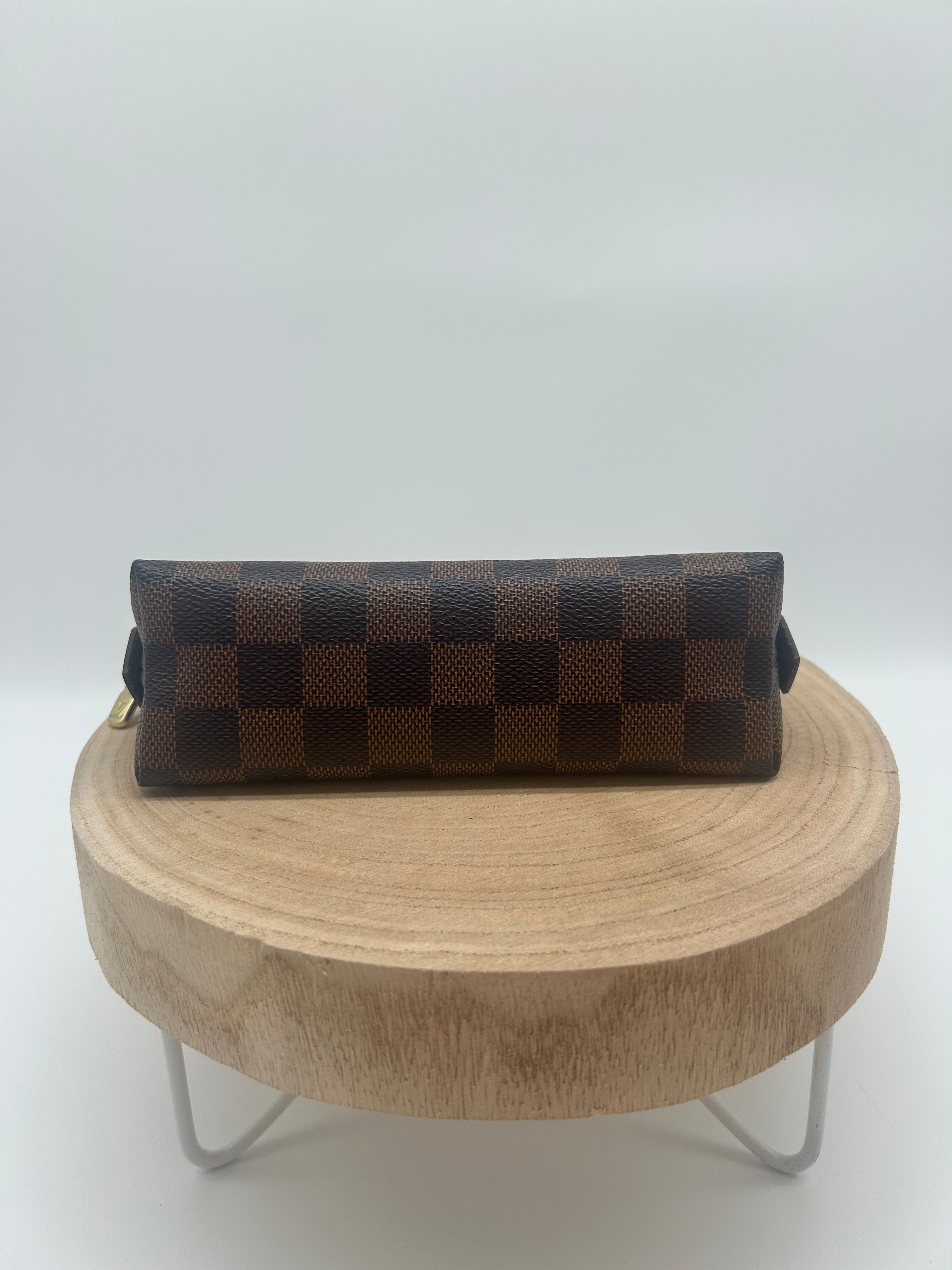 cosmetic pouch PM damier ebene